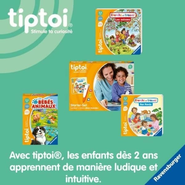 Opettavainen peli Ravensburger tiptoi® Starter Mon Monde 4005556001743 (FR)
