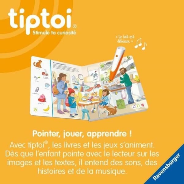 Opettavainen peli Ravensburger tiptoi® Starter Mon Monde 4005556001743 (FR)