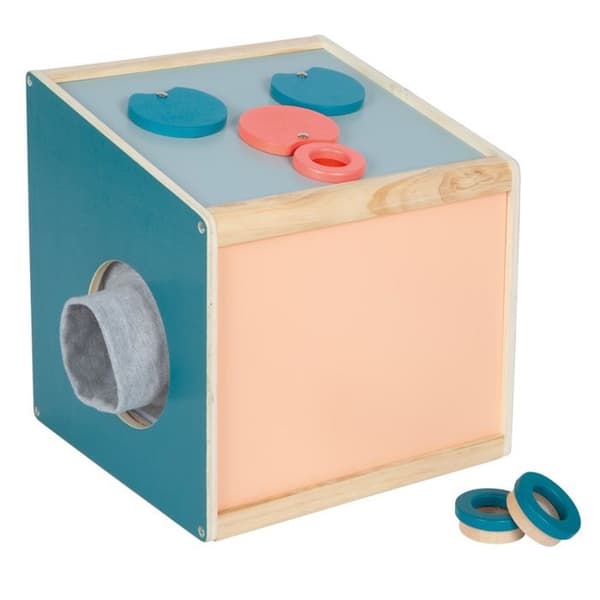 Sensorisk och taktil låda - Small foot company - Sensorisk - 4 sinnen - Trä - Unisex