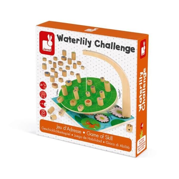 JANOD - Game of Skill - Waterlily Challenge (trä) - Från 6 år