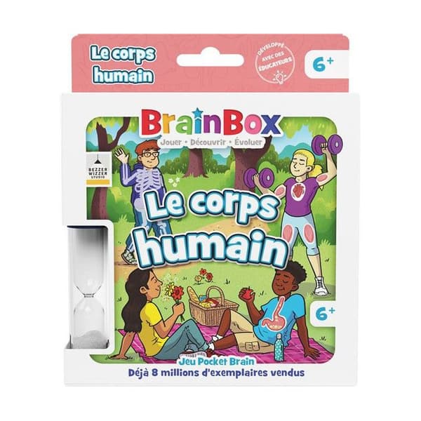 Minnesspel - ASMODEE - BrainBox Pocket - 2 spelare eller fler - Från 4 år - Blandat