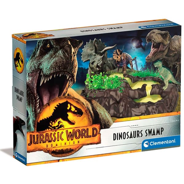 Clementoni Dinosaurer Sump Brætspil Jurassic World Gylden
