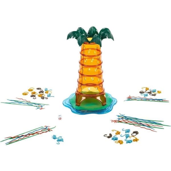 SOS Marmoset: Panic in the Tree - Family Board Game HTW65 Mattel Games