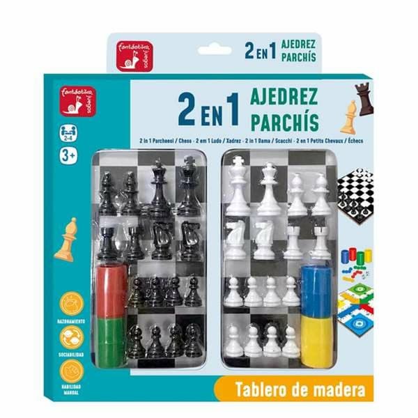 Utbildningsspel Juinsa 30 x 30 cm Schack Parchis