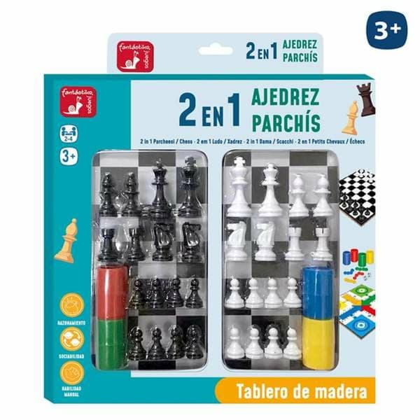 Utbildningsspel Juinsa 30 x 30 cm Schack Parchis