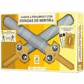Miniatyrbillede 1 af 2: Brætspil Asmodee Vamos a pegarnos con espadas de mentira