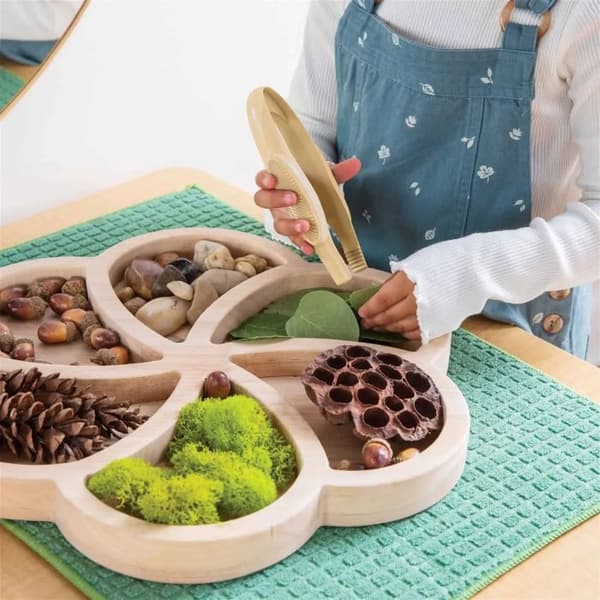 Gigantiska klämmor - Guidecraft - Set med 6 - 30% trä - 70% TPE - För barn från 3 år