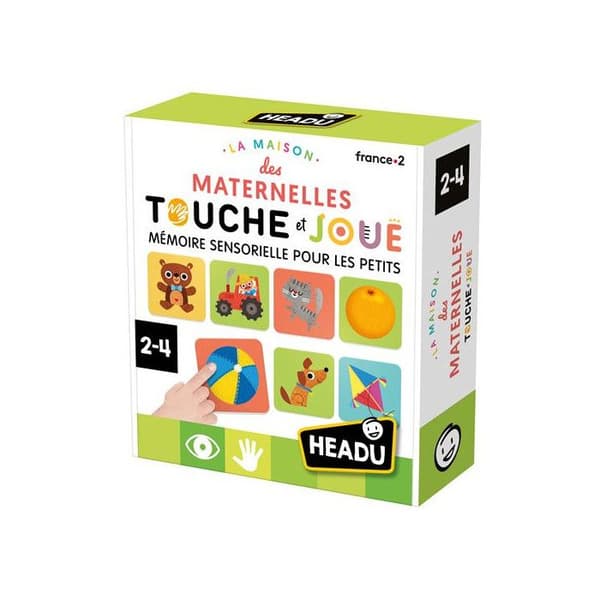 Headu skriv- och bokstäverspel La Maison des Maternelles Touch and Play Sensoriskt minne för små