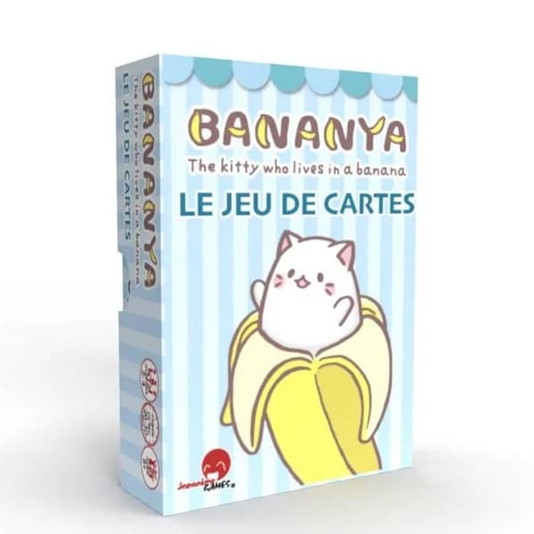 Kortspel - MAD - Bananya - 64 kort - 4 spelhjälpmedel - 20 min spel