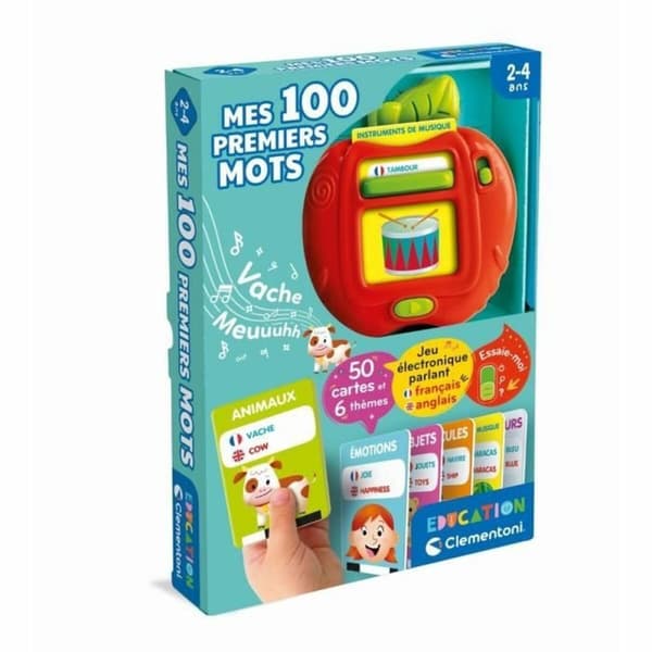 Lærerigt Spil Clementoni My first 100 words Bilingual