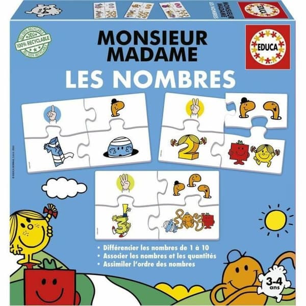 Lærerigt Spil Educa Mr. Men and Women