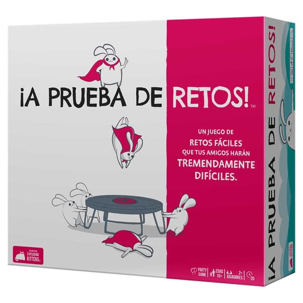 Exploding Kittens Brætspil ¡a Prueba De Retos! Rosa
