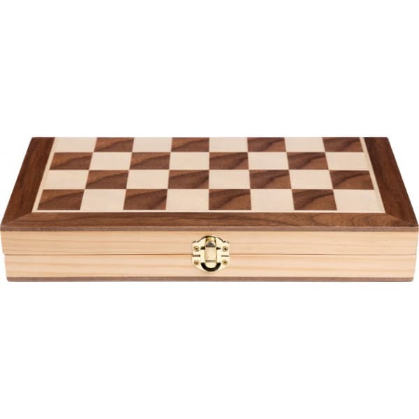 Schackspel i låda