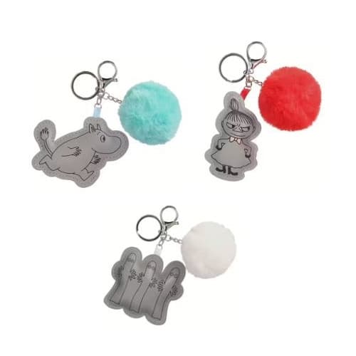 Mumin Display 30st väskreflexer med PomPom