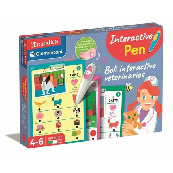 Pedagogisk Spill Clementoni 34,4 x 25,4 x 4,6 cm Veterinær dyr