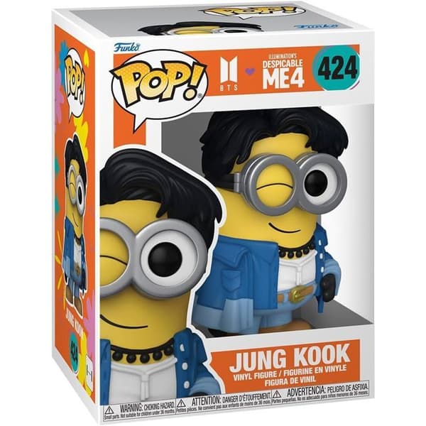 Funko Pop Despicable Me 4 Jung Kook Minion Figur
