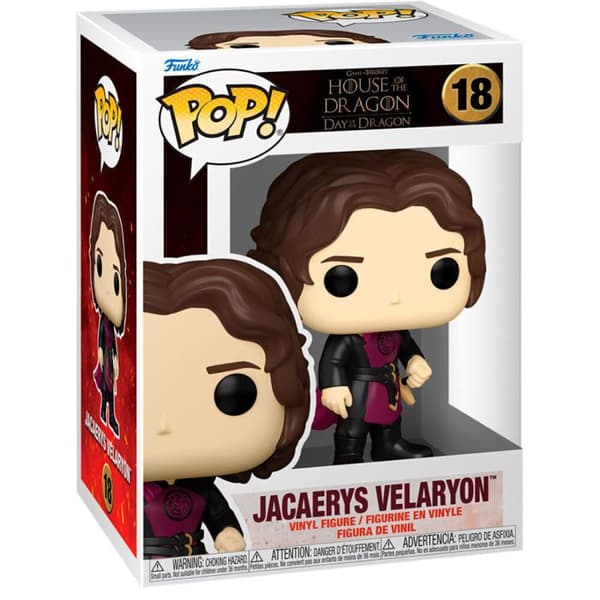 Figur Föreställning Funko Pop - Funko - House of the Dragon 3 Jarcarys Valaryon - 9 cm - För barn - Blande