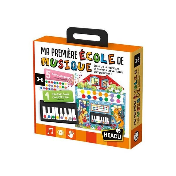Pedagogiskt spel - HEADU - Min första musikskola - Musikalisk initiering - 3 år och uppåt - Mixat