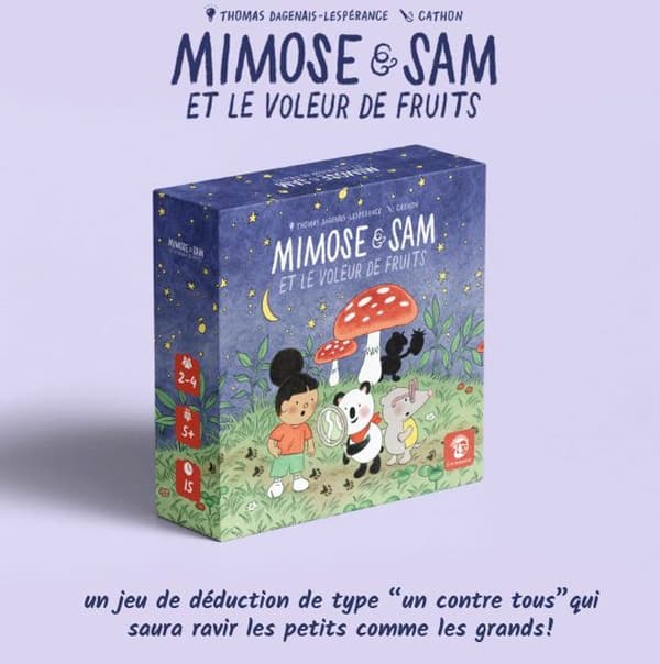 MIMOSE & SAM AND THE FRUIT THIEF - Brädspel - Fransk version