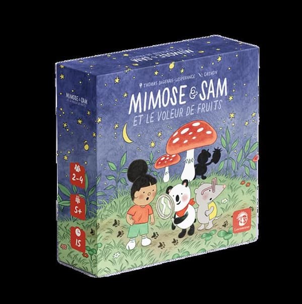 MIMOSE &amp; SAM AND THE FRUIT THIEF - Brädspel - Fransk version