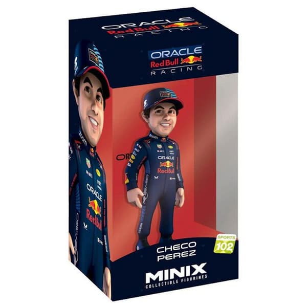 Figur Minix - Minix - Checo Perez - Realistiska detaljer - 10 cm - Perfekt present