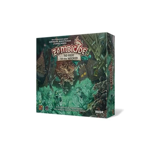 Specialistspel - AC-DÉCO - Zombicide Black Plague - No Rest for the Wicked - 1 till 6 spelare - 60 minuters spel