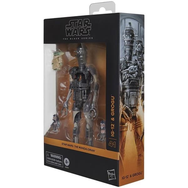 Hasbro Star Wars The Mandalorian IG-12 & Grogu Figur