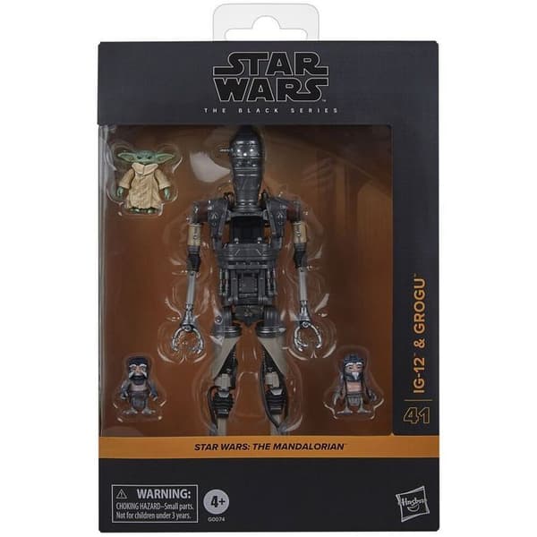 Hasbro Star Wars The Mandalorian IG-12 & Grogu Figur