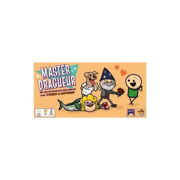Stämningsspel - LUCKY DUCK GAMES - Master Dragueur - 2 spelare eller fler - Inomhusanvändning - Blandat