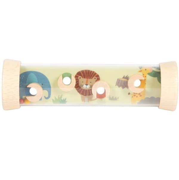 Tålamodsspel - Small foot company - Rörlabyrint med kulor - 4 träkulor - Inomhus - Blandat