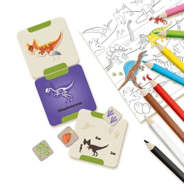 Jag lär mig om dinosaurier - Kreativt spel - SES - Från 3 år