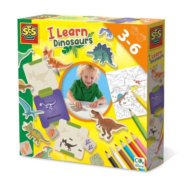 Jag lär mig om dinosaurier - Kreativt spel - SES - Från 3 år