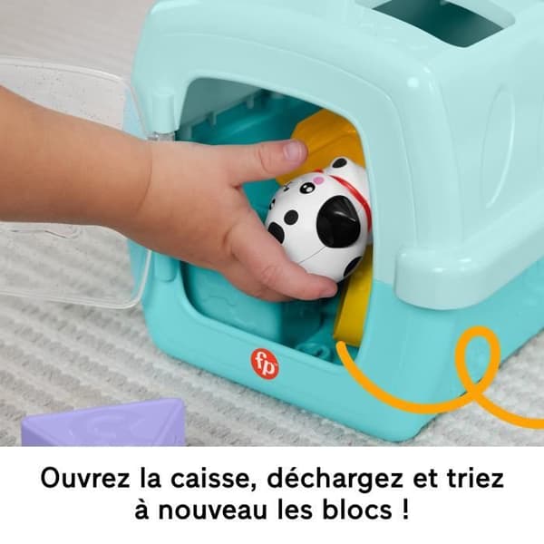 Fisher-Price®-Animal Transport Crate Sorter-8 blocksorterare HTW93