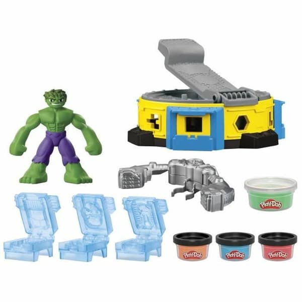 Muovailuvahapeli Play-Doh Hulk Smash It All Monivärinen