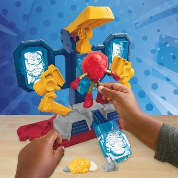 Muovailuvahapeli Play-Doh Iron Man Armor Factory Keltainen