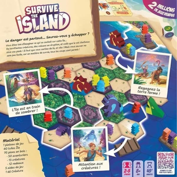 Brætspil Asmodee Survive The Island