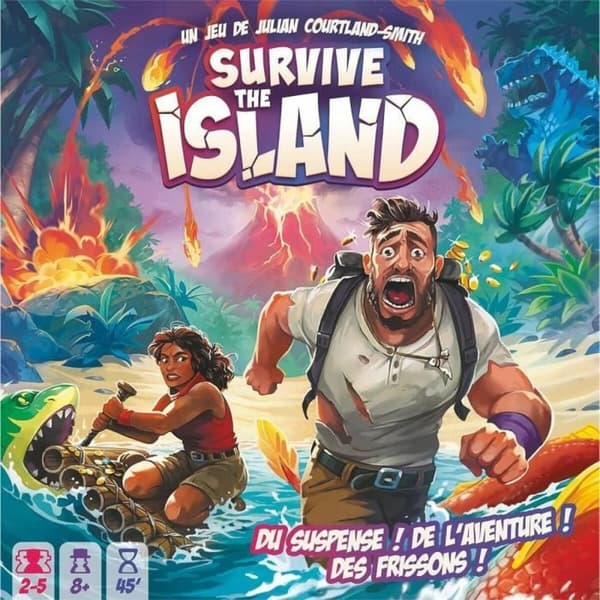 Brætspil Asmodee Survive The Island
