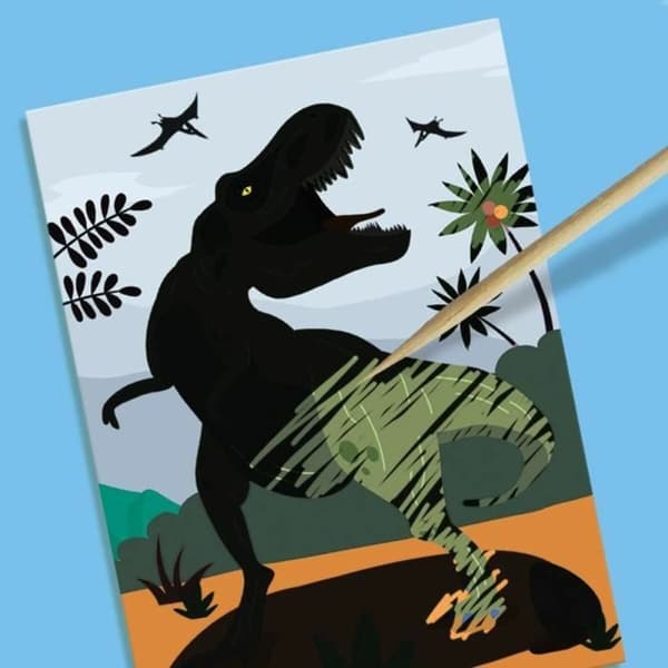 Ritningsset SES Creative 2 in 1 Dinosaurs