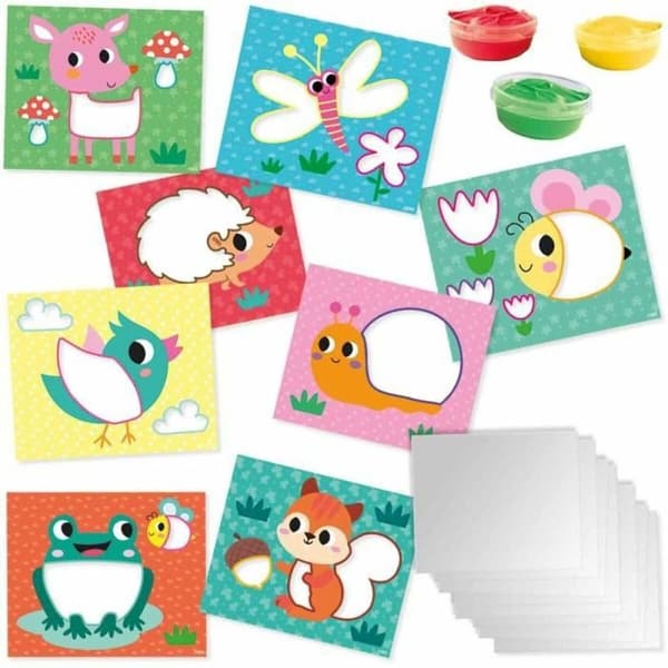 Tegningssæt SES Creative Eco Finger Paint Cards