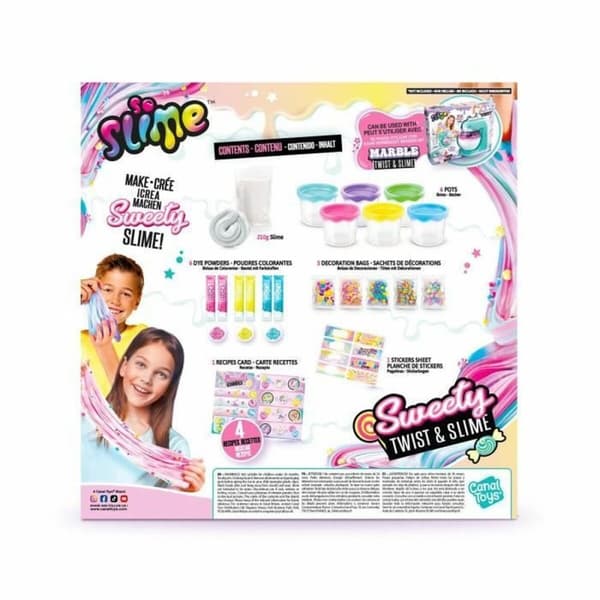 Modellervoks Spil Canal Toys Twist & Slime Sweety Kit