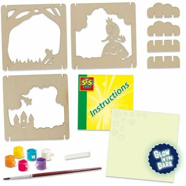 Ritningsset SES Creative glows in the dark