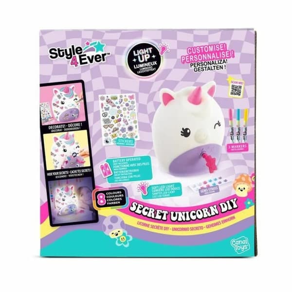 Ritningsset Canal Toys Secret Unicorn Lamp
