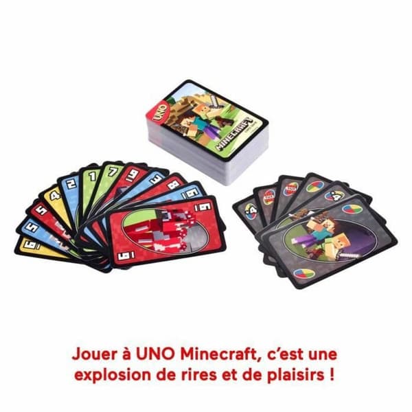 Brætspil Mattel Uno Minecraft