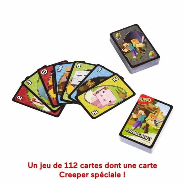 Brætspil Mattel Uno Minecraft