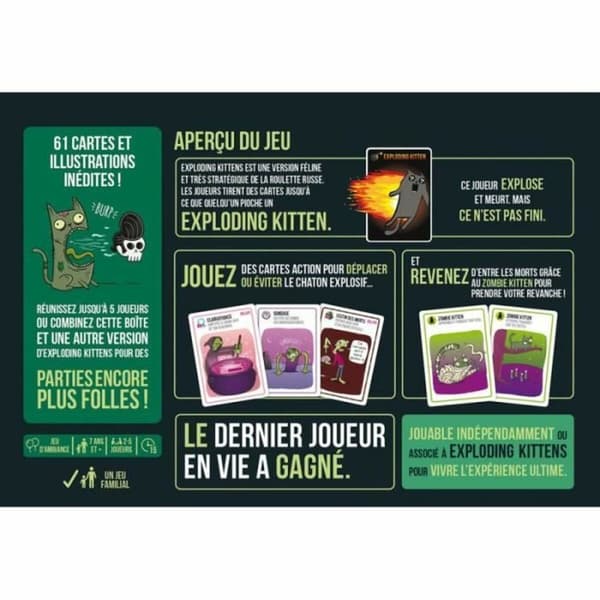Brætspil Asmodee Zombie Kittens