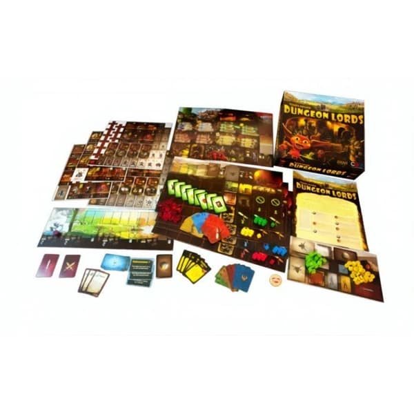 Festligt Dungeon Lords brädspel - Vit - Blandat