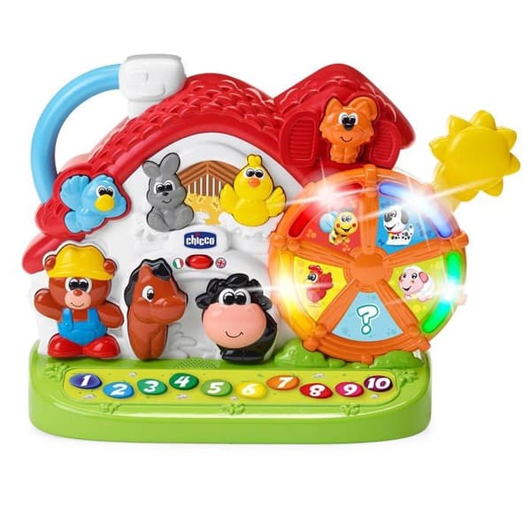 Aktivitetstabell - Chicco aktivitetsleksak - 9604000100 - Talking farm (Relansering) (D/GB), , färgglad