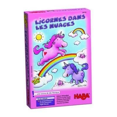 Brädspel - HABA - Unicorns in the Clouds - Barn 4 år och uppåt