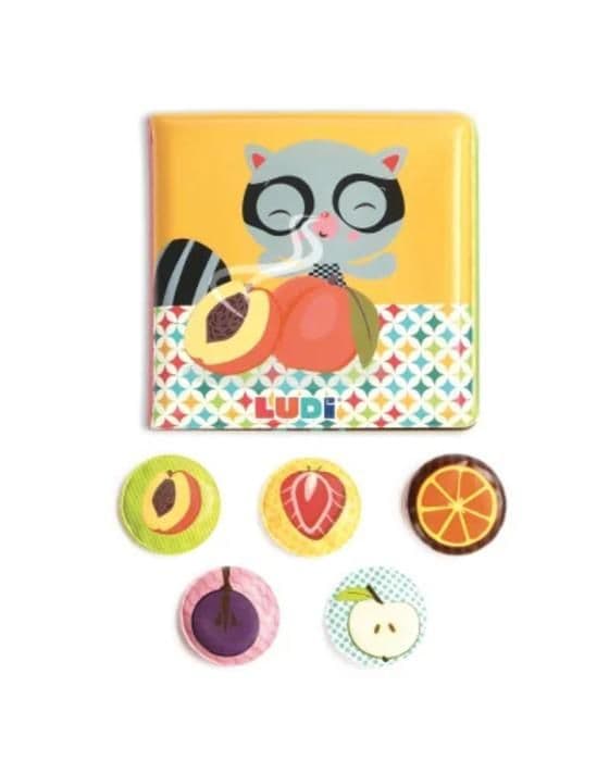 LUDI - Book of dofts aktivitetsleksak - Sensoriskt uppvaknande spel - Baby - Blandat - PEVA - Från 12 månader