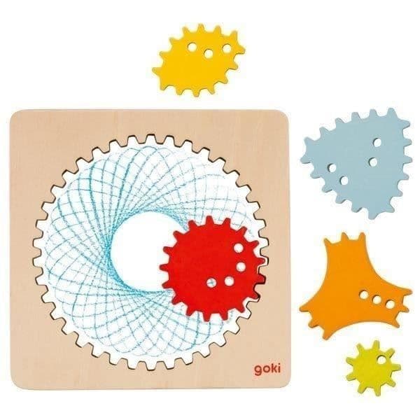 Lärande spel - INGEN NAMN - Spirograf - Geometriska mönster - Blandad - 3 år och uppåt